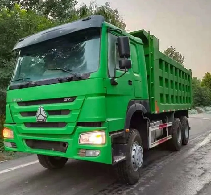 6x4 371hp Used Howo Tipper Truck